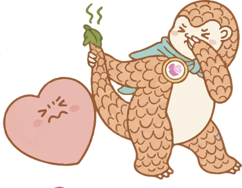 厭惡情緒的鱗曦角色插畫